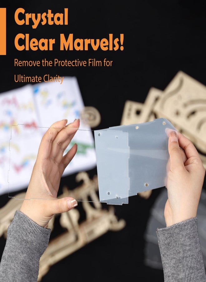 Jigtoy Wooden Marble Maze Fidget Toy Gravity Maze Marble Run Brain Game with Wood 3D Puzzles for Adults and Teens - Image 4